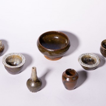 Auguste Delaherche - Stoneware Miniature Vases
